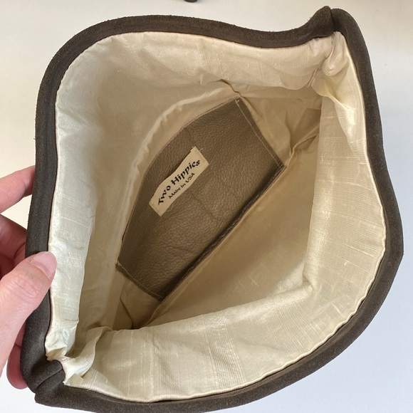 Two Hippies leather and suede clutch - Picture 5 of 9